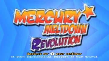 Mercury Meltdown Revolution screen shot title